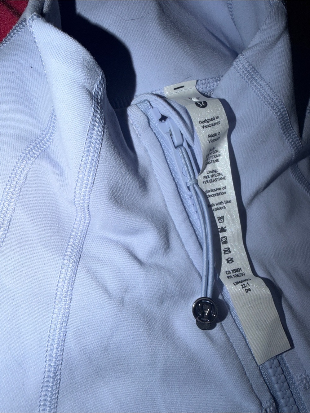 lululemon athletica Light Blue Full-Zip Utility Jacket - Picture 3 of 4